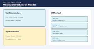 Plastic mold manufacturer tool shop versus injection molder — Deuchi Plastic