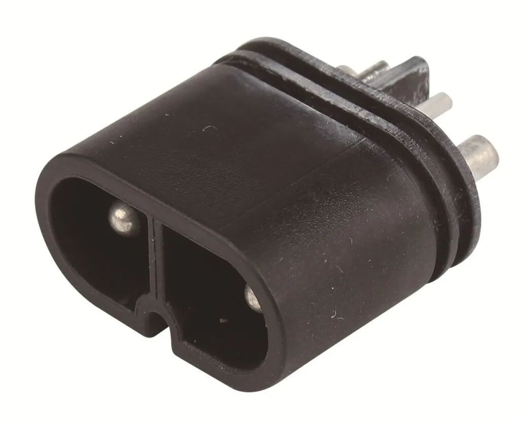Automotive power connector plug for insert or overmold programs — Deuchi Plastic