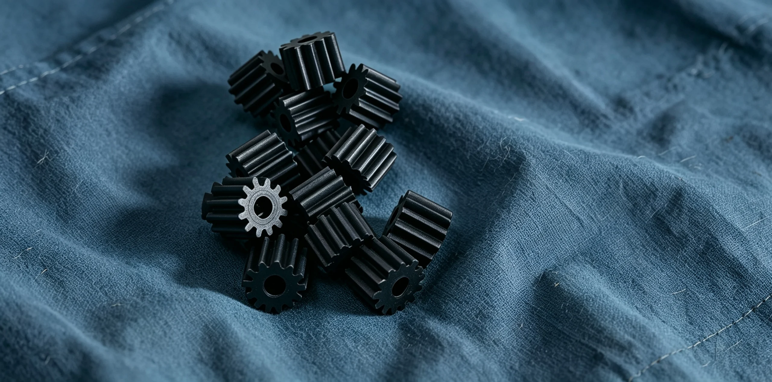 Precision plastic gear for mechanical transmission